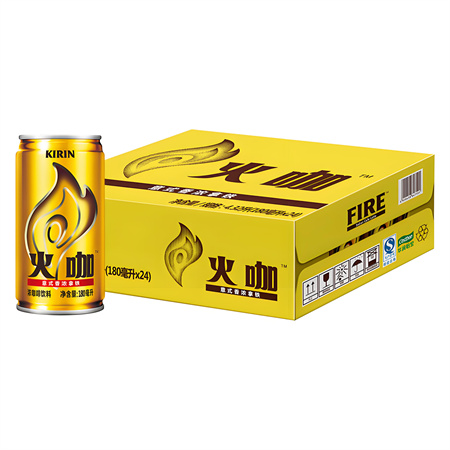 怡宝火咖意式香浓拿铁180ML 1x24