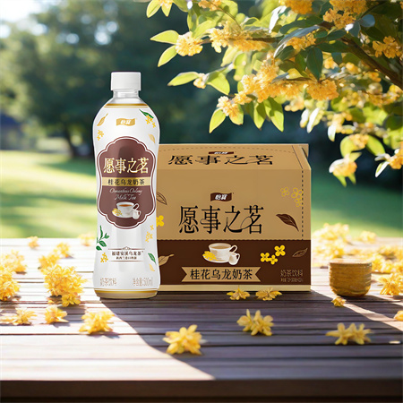 怡宝愿事之茗桂花乌龙奶茶500mlx15