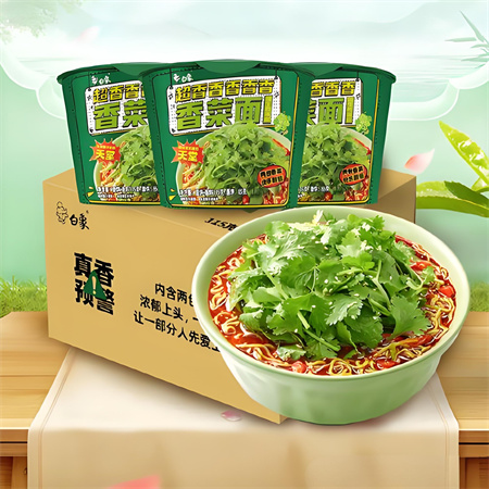 白象极致香菜面桶装 115x12
