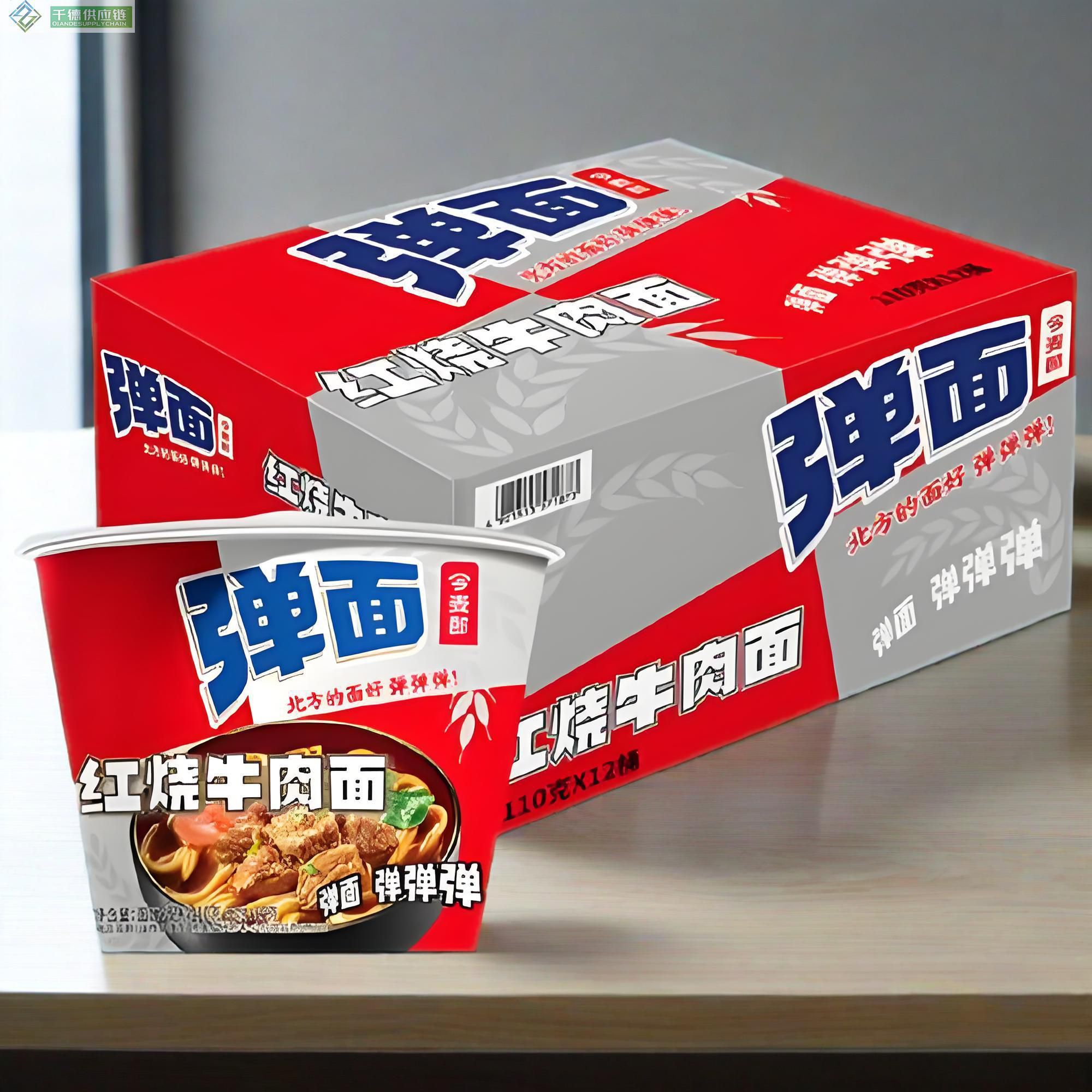 今麦郎2.0弹面大桶红烧牛肉145g×12