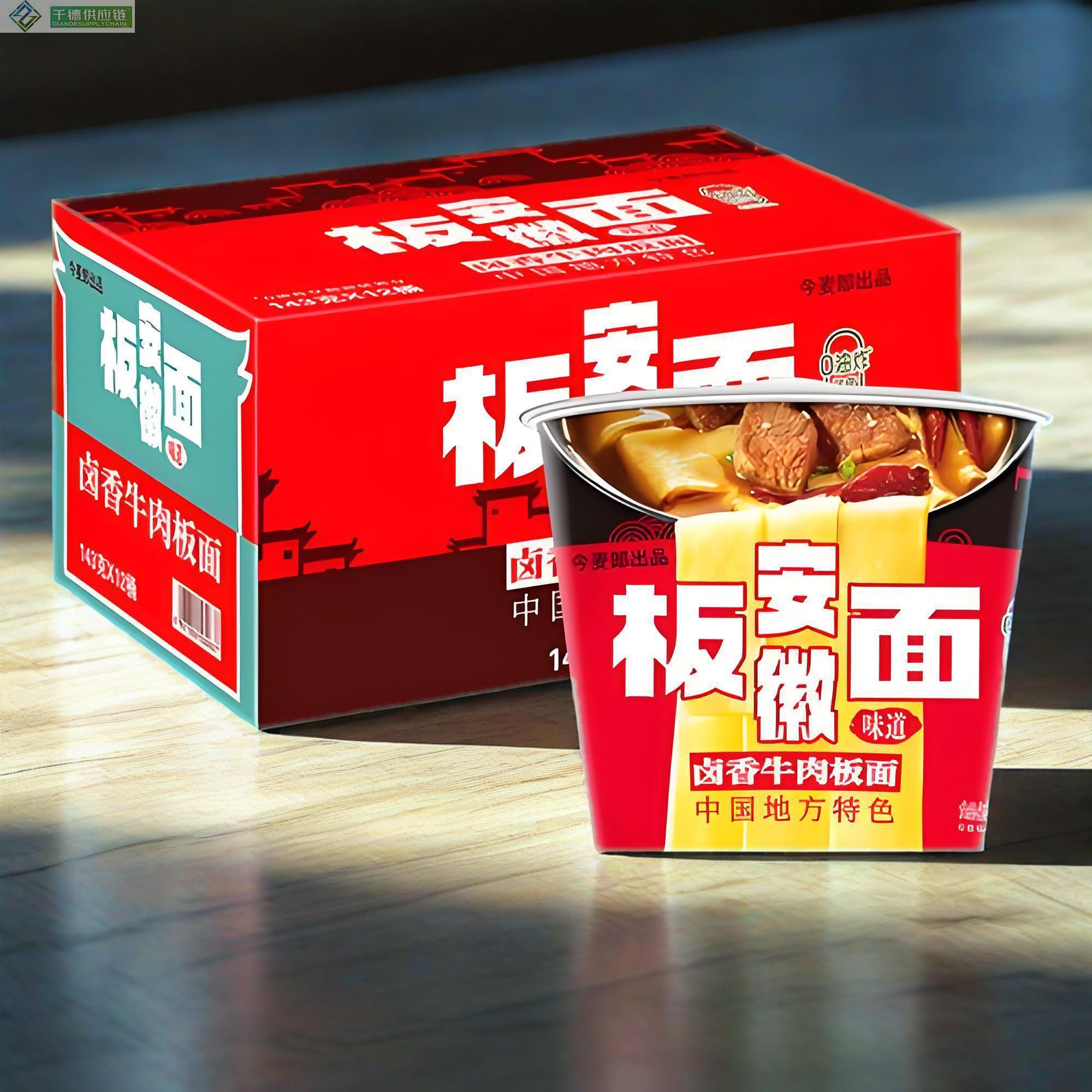 今麦郎地方特色板面卤香牛肉143g×12