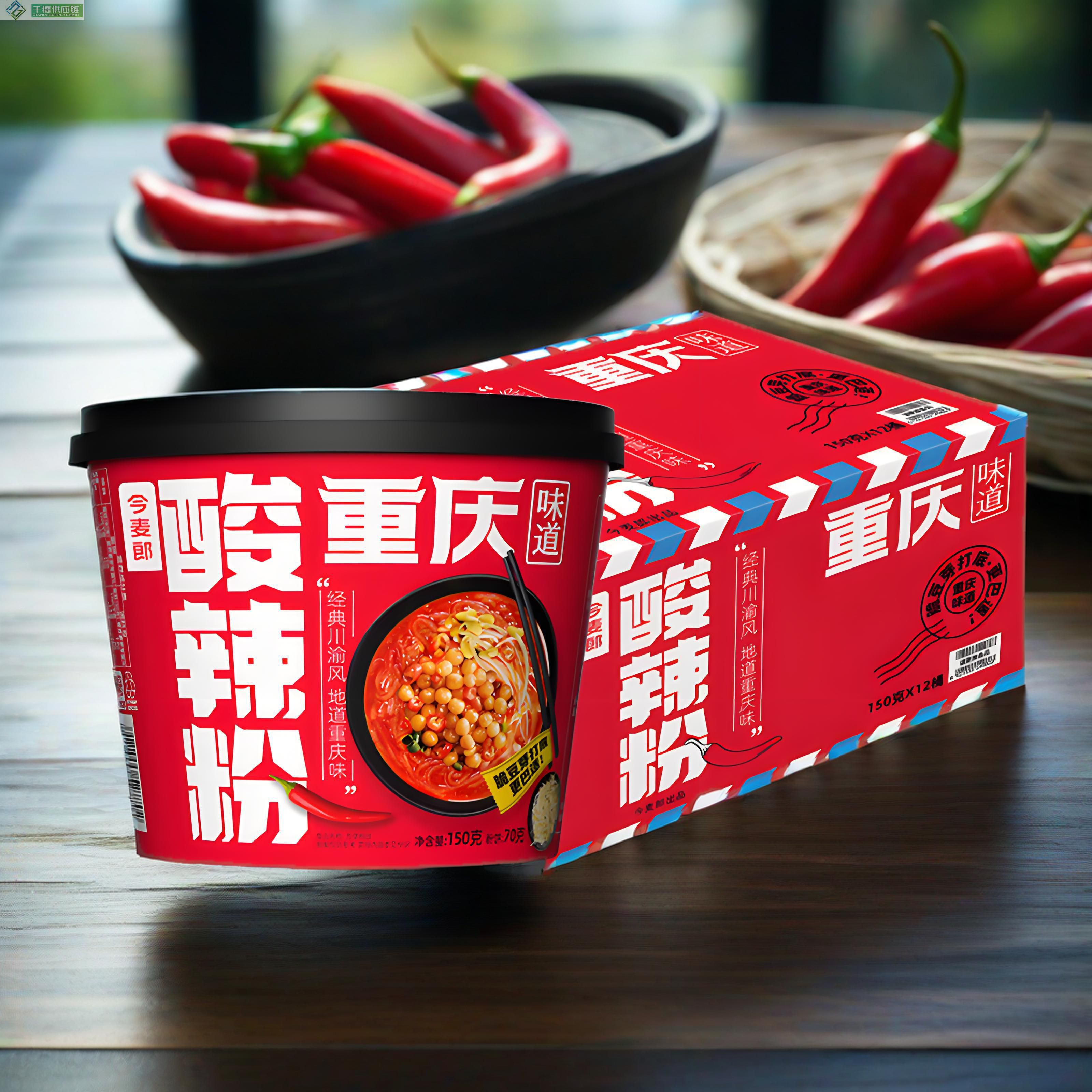 今麦郎桶重庆酸辣粉150g×12